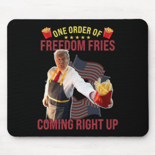 Funny one order of Freedom Fries kommt wieder auf Mousepad