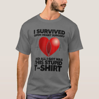 Funny Open Heart Operation Kunst für Männer Frauen T-Shirt