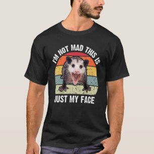 Funny Opossum ich bin nicht verrückt, das ist nur  T-Shirt