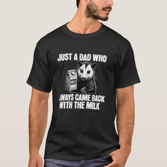 Funny Opossum Nur ein Vater, der immer wieder mit T-Shirt (Vorderseite)