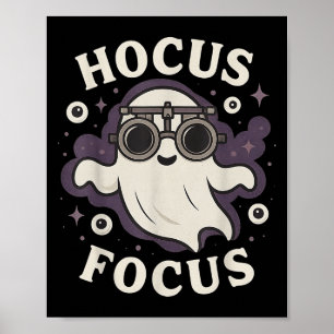 Funny Optometrie Hocus Fokus Soky Optometrist Hall Poster