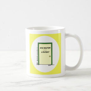 Funny Optometrist Cartoon Eye Doctor Kaffee Tasse