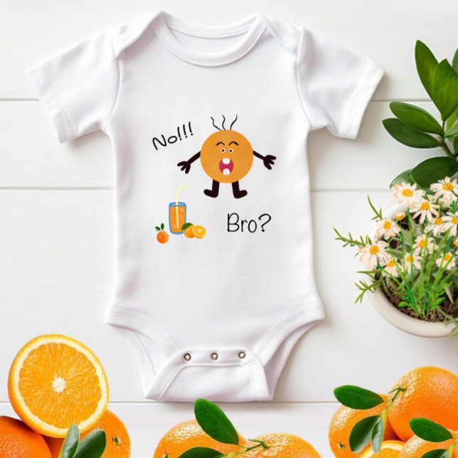 Funny Orange Baby Strampler (Von Creator hochgeladen)
