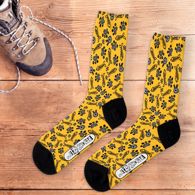 Funny Orange Niedlich Kawaii Cat Lovers Socken (Von Creator hochgeladen)