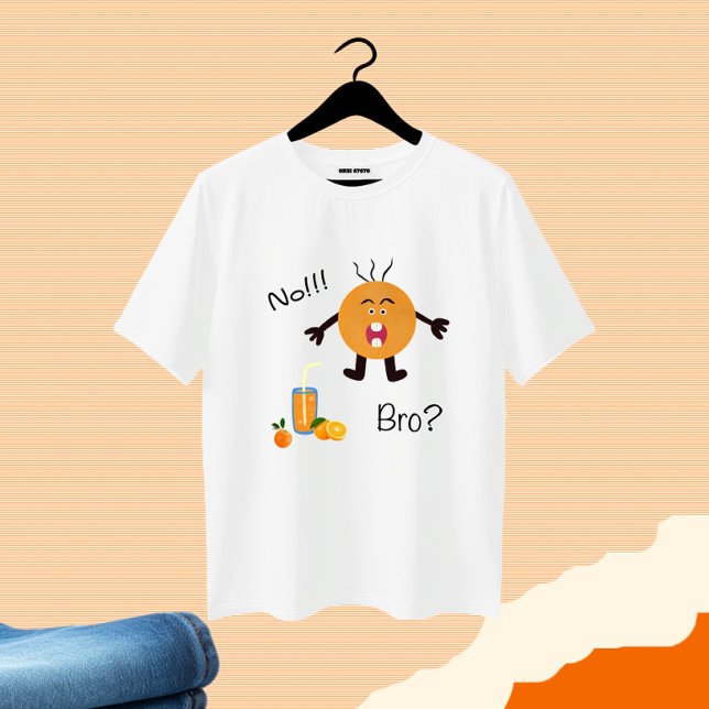 Funny Orange T-Shirt (Von Creator hochgeladen)
