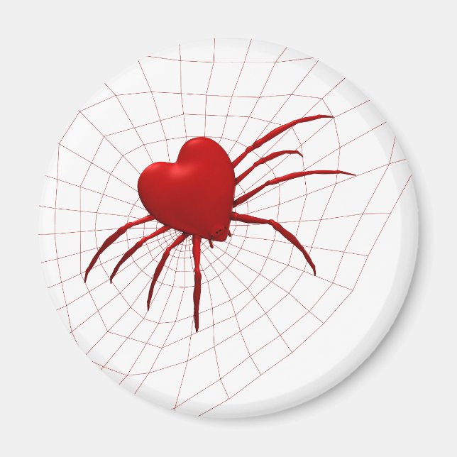 Funny Orb-Weaver Spider Magnet (Vorne)
