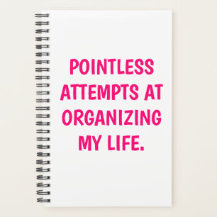 Funny "ORGANISIERUNG MEINES LEBENS" Planer