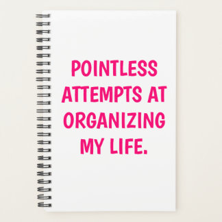 Funny "ORGANISIERUNG MEINES LEBENS" Planer