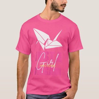 Funny Origami Paper Japan Crane Animal Fuvers Lieb T-Shirt