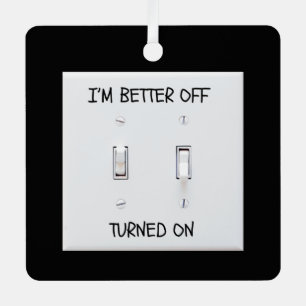 Funny Ornament Light Switch Aus Metall
