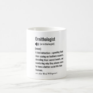Funny Ornithologe Definition Ornithologie Kaffeetasse