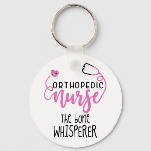 Funny Orthopedic Nurse zitieren den Knochenknebel Schlüsselanhänger