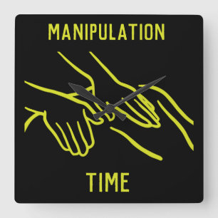 Funny Osteopath Geschenke Quadratische Wanduhr