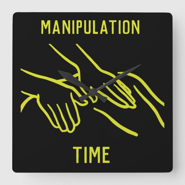 Funny Osteopath Geschenke Quadratische Wanduhr (Vorderseite)