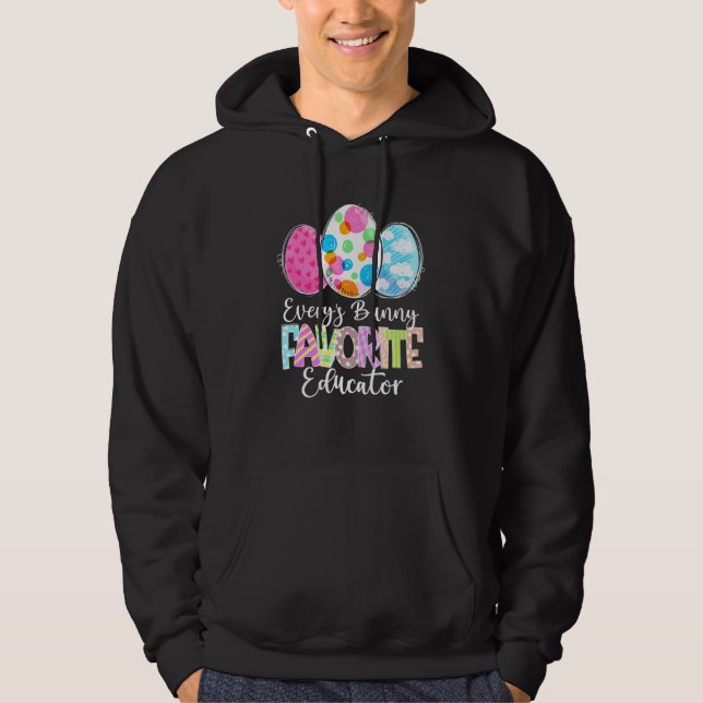 Funny Ostereier Jeden sonnigen Lieblings-Erzieher Hoodie (Vorderseite)