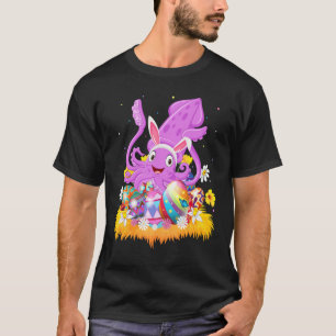 Funny Ostereier Niedlicher Tintenfisch Ostern Sonn T-Shirt