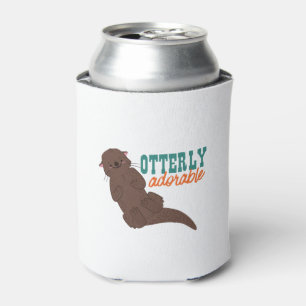 Funny Otter Cartoon Tierart atemberaubend Dosenkühler