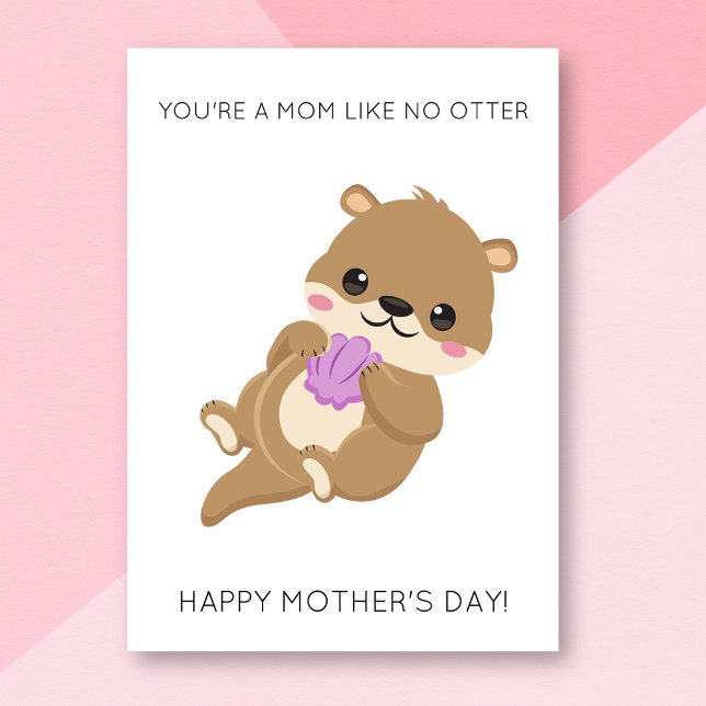 Funny Otter Day Card Karte (Von Creator hochgeladen)