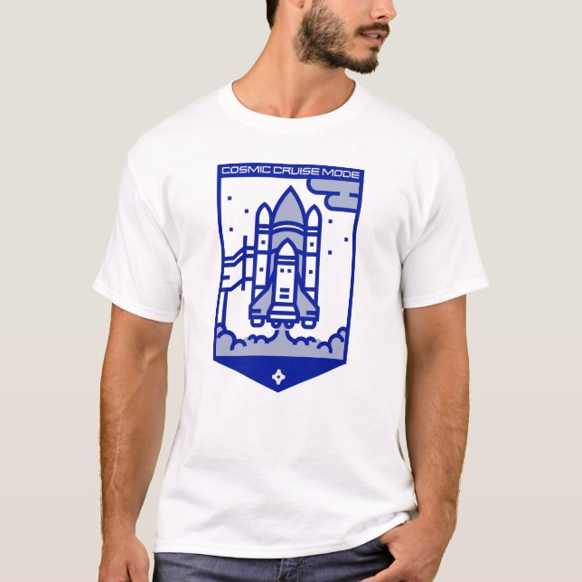 Funny Outer Space | Funny Galaxy | Witziger Kosmos T-Shirt (Vorderseite)