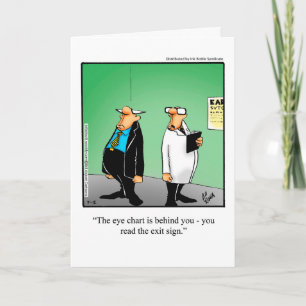 Funny Over Hill Spaß Birthday Card Karte