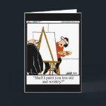 Funny Over Hill Spaß Birthday Card Karte<br><div class="desc">Freuen Sie sich auf das Lachen mit diesem unglaublich witzig Grußkarten des Karikaturisten Bill Abbott über den Hügel, lachen Sie mit Ihrer Liebe und wünschen Ihnen einen guten Geburtstag. Bill Abbotts Cartoon "Spectickles" ist das international syndizierte Comic auch in Hallmark UK, Reader's Digest, Saturday Abend Post und anderen feinen Zeitschriften...</div>