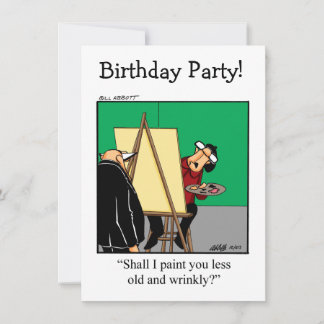 Funny Over the Hill Einladungen zum Geburtstag