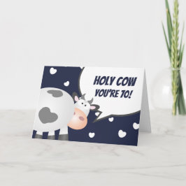 Funny Over the Hill Happy 70. Geburtstag Karte