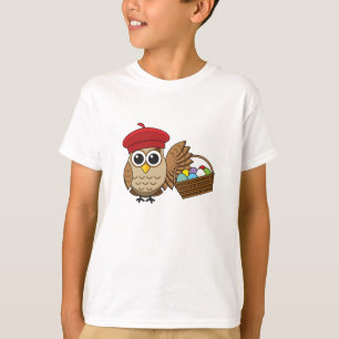 Funny Owl Ostereier Jagd T-Shirt
