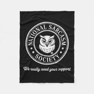 Funny Owl Sarcasm Society Witty Quote Sarcastic Jo Fleecedecke