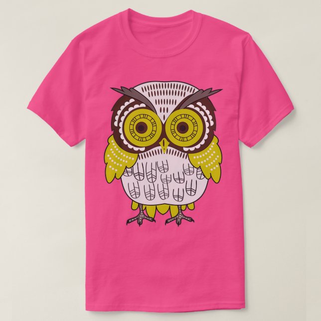 Funny Owl Wolf T-Shirt (Design vorne)