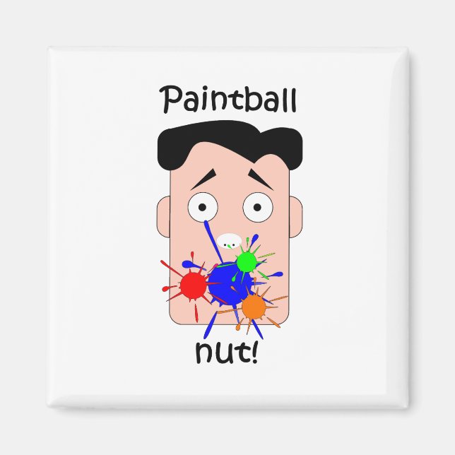 Funny Paintball Magnet (Vorne)