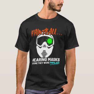 Funny Paintballon Tshirts Maske Pun Geschenk Paint