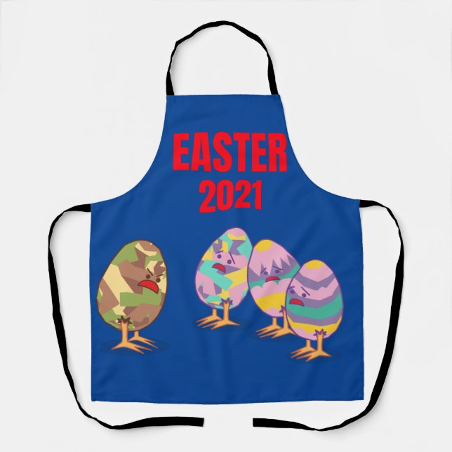 Funny Painted Ostereig Schürze (Vorderseite)