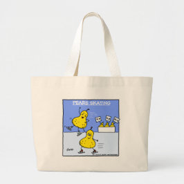 Funny Pairs Skaten Birne Cartoon Art Skate Jumbo Stoffbeutel