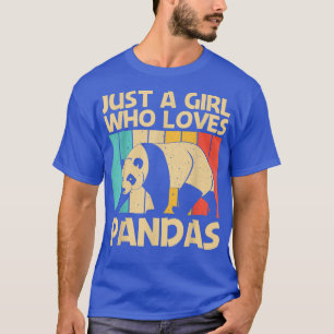 Funny Panda Design for Girls Women Panda Bär T-Shirt