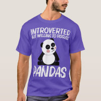 Funny Panda Design für Männer Frauen Schwarz-weiße