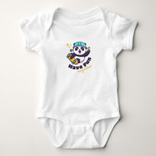 Funny Panda Niedlich für Tiere Lover Baby Strampler