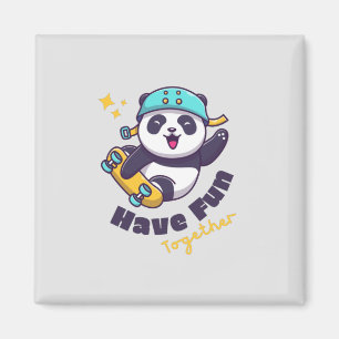 Funny Panda Niedlich für Tiere Lover Magnet