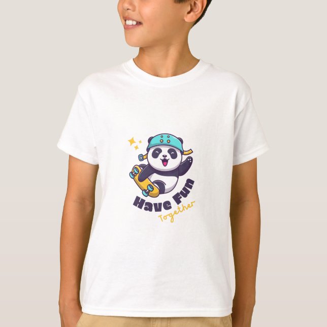 Funny Panda Niedlich für Tiere Lover T-Shirt (Vorderseite)