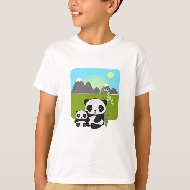 Funny Panda T-Shirt (Vorderseite)