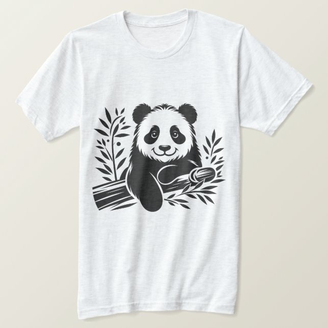 Funny Panda T-Shirt (Design vorne)