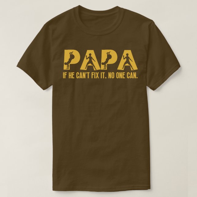 Funny Papa Birthday 5 T-Shirt (Design vorne)