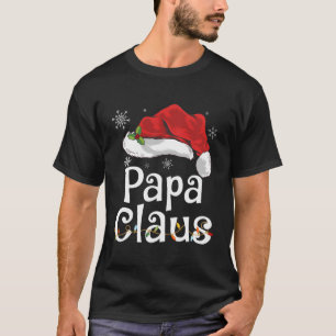 Funny Papa Claus Weihnachten T - Shirt Pajamas San