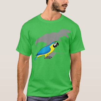 Funny Papagei rex Yellow Blue Ara Macaw T-Shirt