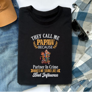 Funny Papaw, Opa, Großvater, individuell anpassbar T-Shirt