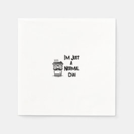 Funny Paper Napkin mit Schnurrkaffee/Teetasse Serviette