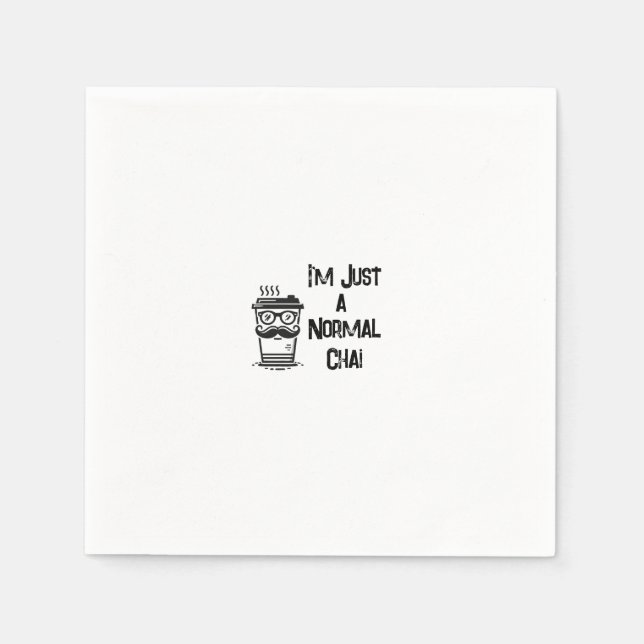 Funny Paper Napkin mit Schnurrkaffee/Teetasse Serviette (Vorderseite)