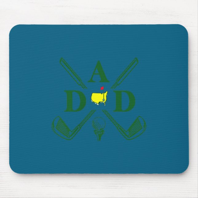 Funny Par Dad Golf Matching Golfing Quote Party Ck Mousepad (Vorne)