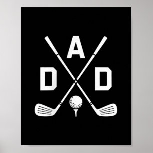 Funny Par T-Shirt Vater Golf Matching Golfangebot Poster