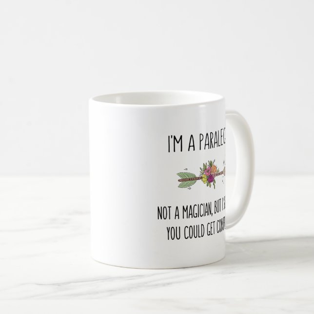 Funny Paralegal Rechtsbeistand Geschenk Kaffee Tas Kaffeetasse (VorderseiteRechts)